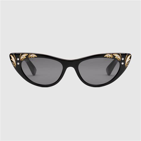 gucci zonenbrillen|gucci sonnenbrille damen cateye.